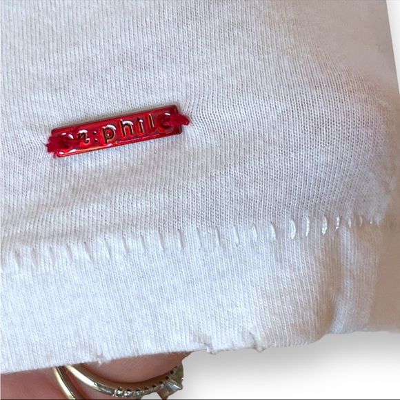 NWT n:philanthropy* Vicki V-Neck Cut Out Long Sleeve Shirt Size Med - Picture 7 of 13